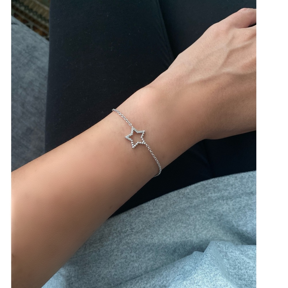 Sterling Silver Star Bracelet